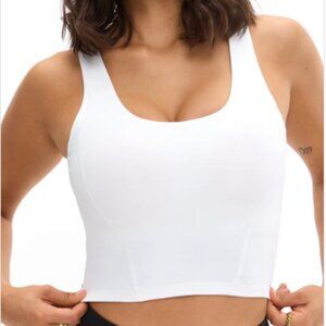 BuffBunny Crystal Crop - White